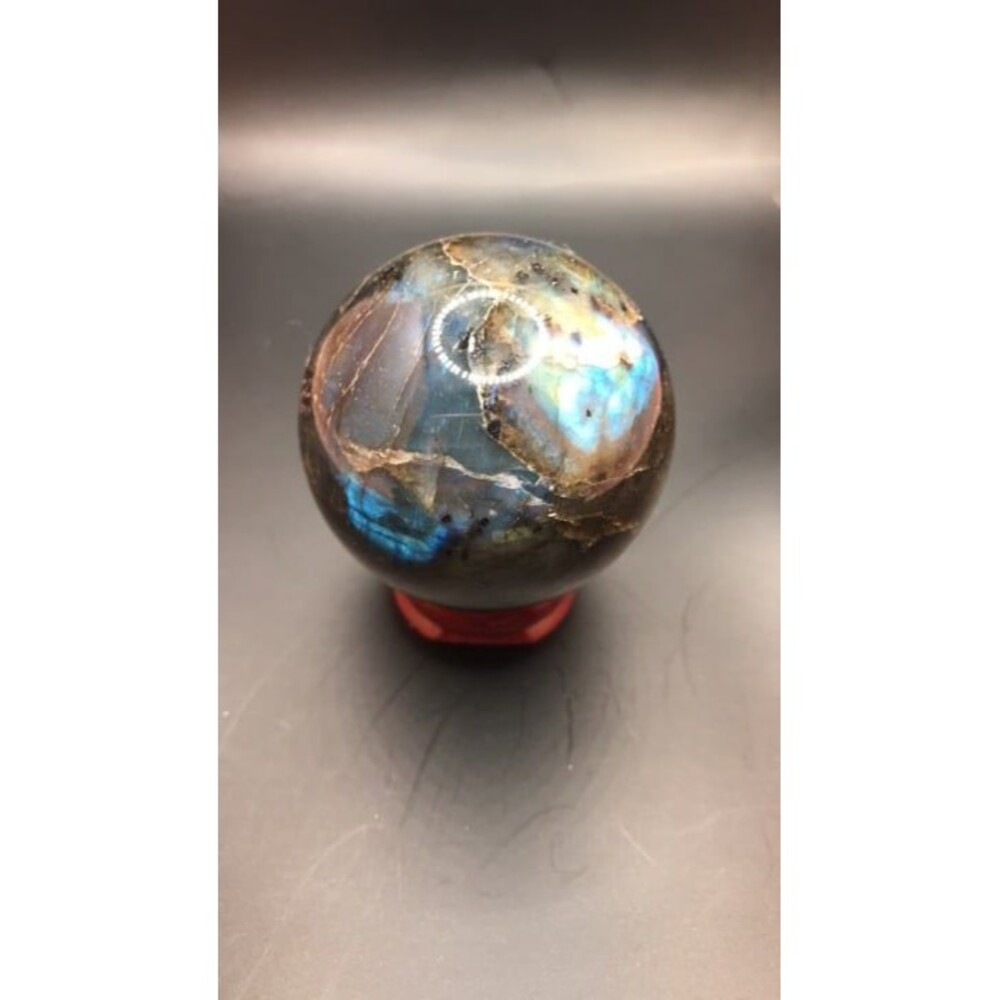 Beautiful Flashy Labradorite Sphere - 48.2mm